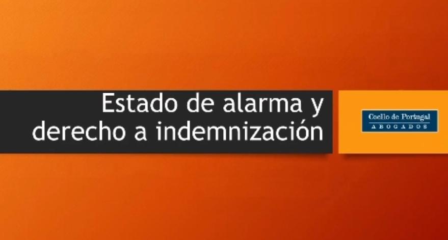 Estado de alarma y derecho a indemnización